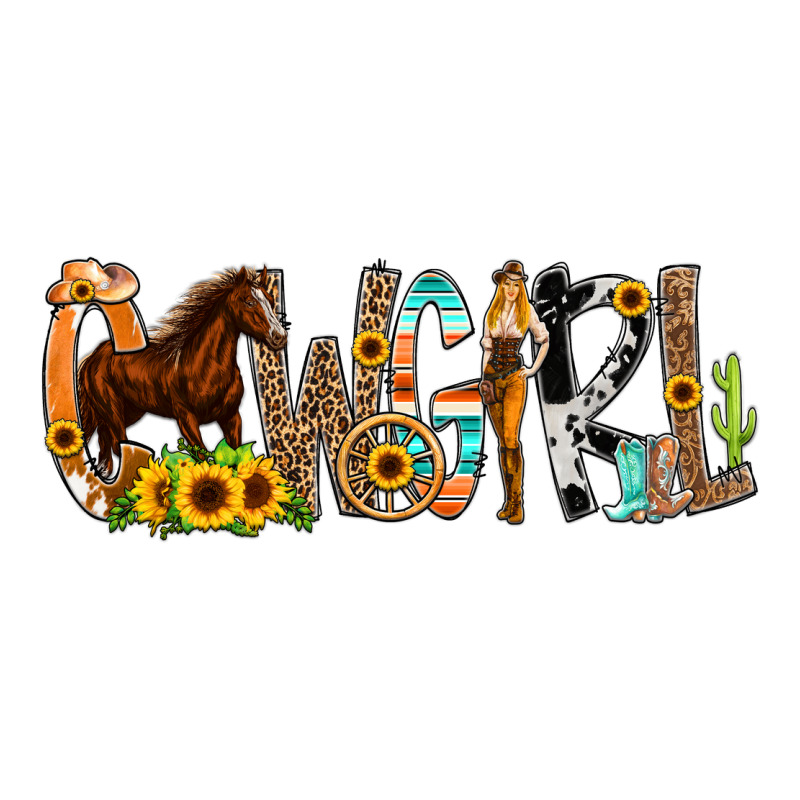 Cowgirl Horse Min Premium Tee by CowCowDesign | Teevron