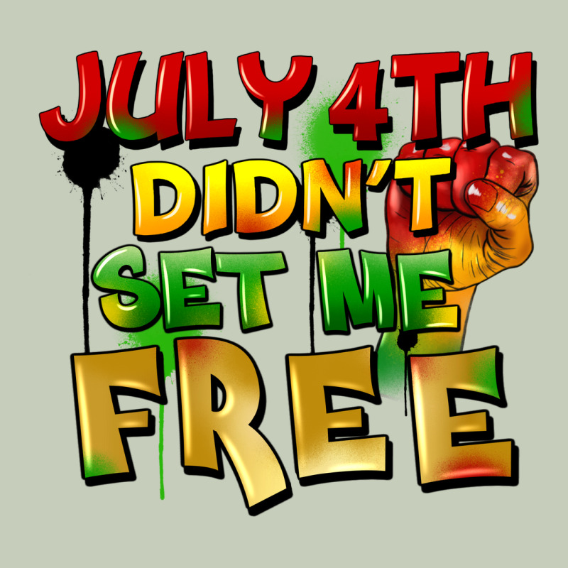 July 4th Didn't Set Me Free Ladies Tee by FaDigitalArtStudio | Teevron