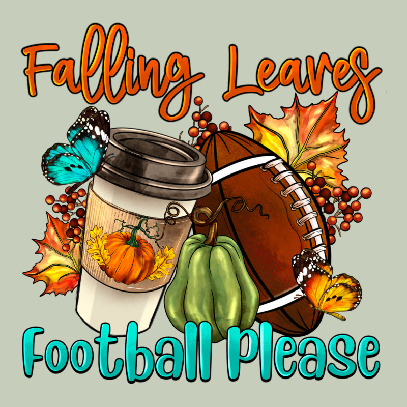 Falling Leaves Football Please Long Sleeve Tee by LillyAllenDesigns | Teevron