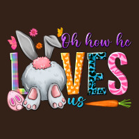 Oh How He Loves Us Easter Day Heavy Core Tee | Teevron
