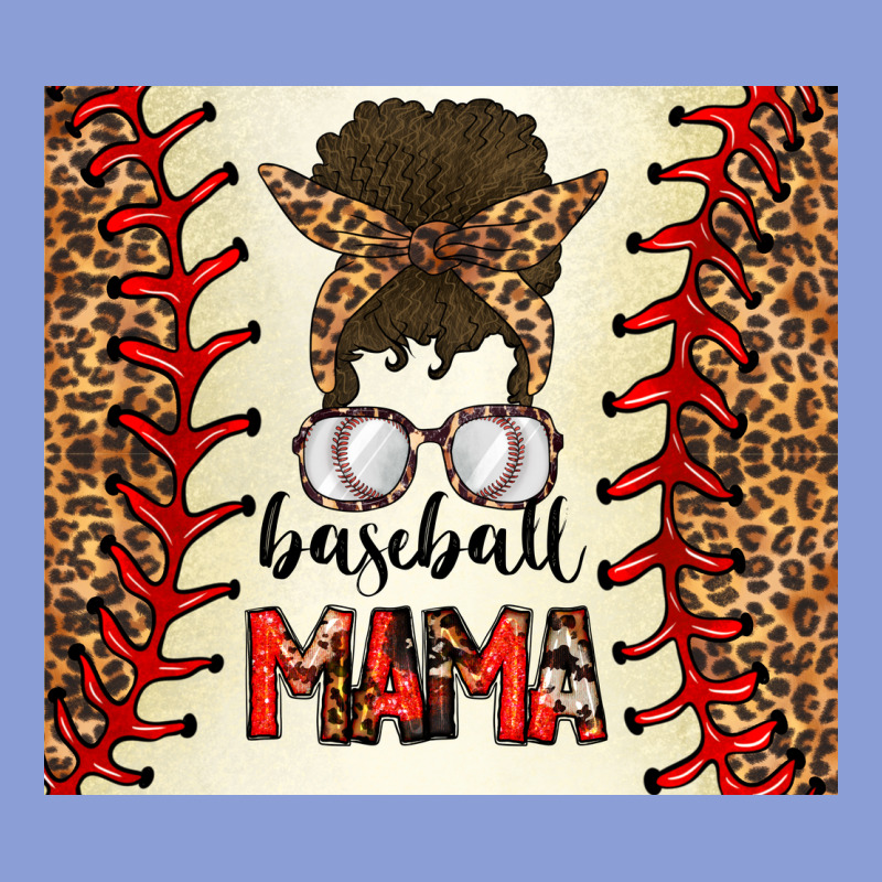 Baseball Mom Messy Bun Long Sleeve Tee by CowhideDigitalArt | Teevron