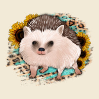 Hedgehog With Sunflowers And Leopard Premium Hoodie | Teevron