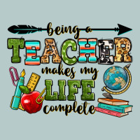 Being A Teacher Makes My Life Complete Heavy Core Tee | Teevron