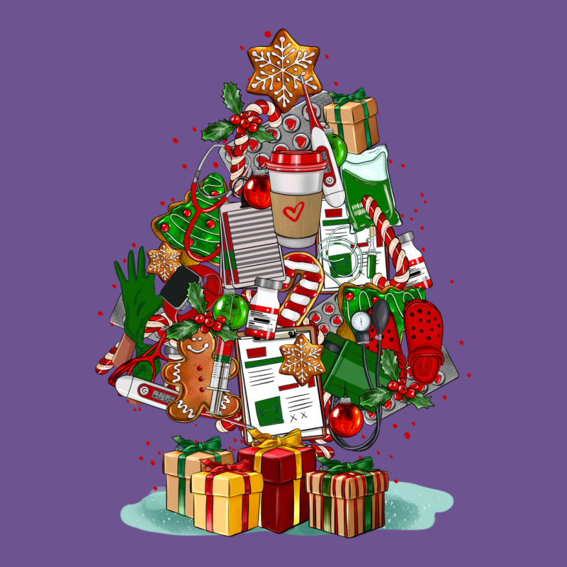 Nurse Christmas Tree Vintage Tee by FaDigitalArtStudio | Teevron