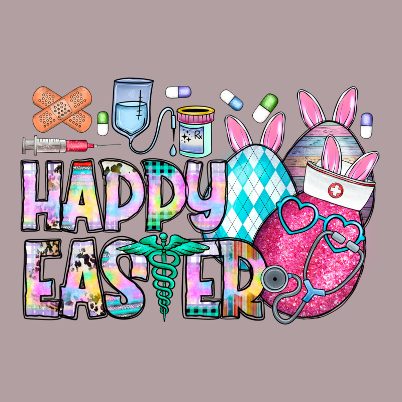 Happy Easter Nurse Vintage Hoodie by CowhideDigitalArt | Teevron