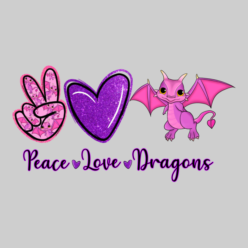 Peace Love Dragons Premium Tee by RanaPortraitStore | Teevron