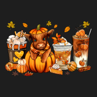 Fall Autumn Cow Pumpkin Coffee Cups Heavyweight Hoodie | Teevron
