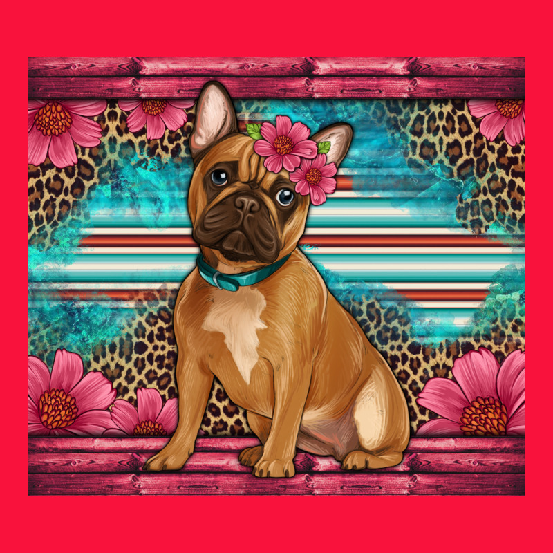 French Bulldog Floral Classic Tee by Artiststas | Teevron