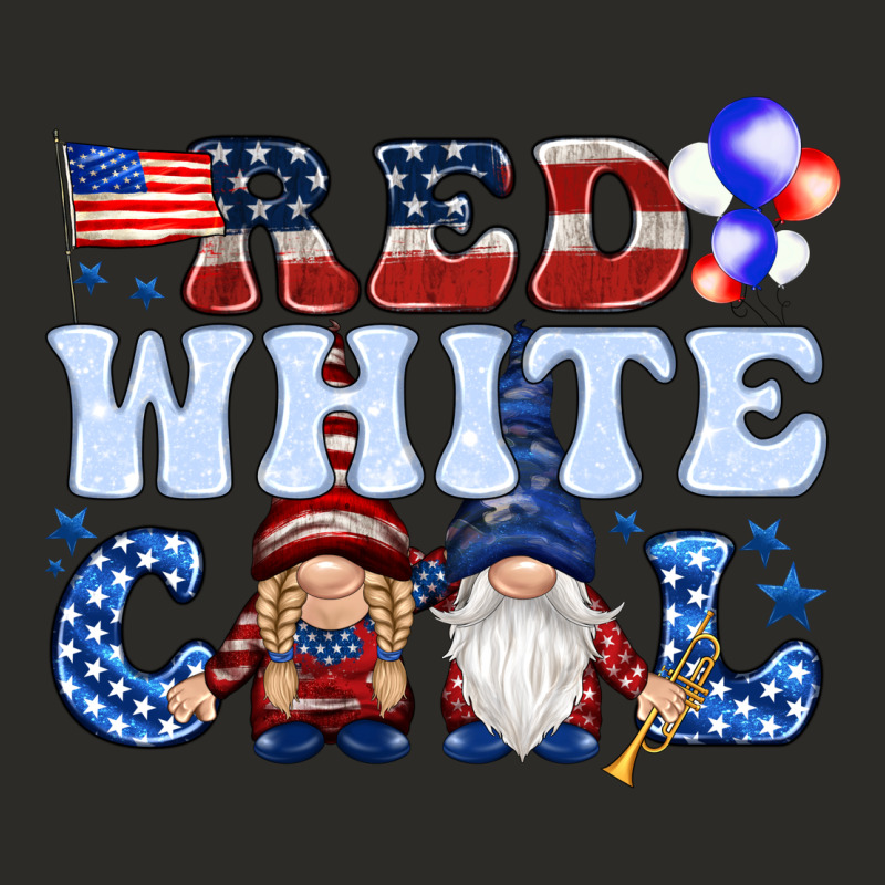 Red White Cool With Gnomies 4th Of July Heavy Core Tee by HowdyJamesFarm | Teevron