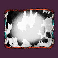 Cowhide Background With Bleach Serape Frame Premium Tee | Teevron