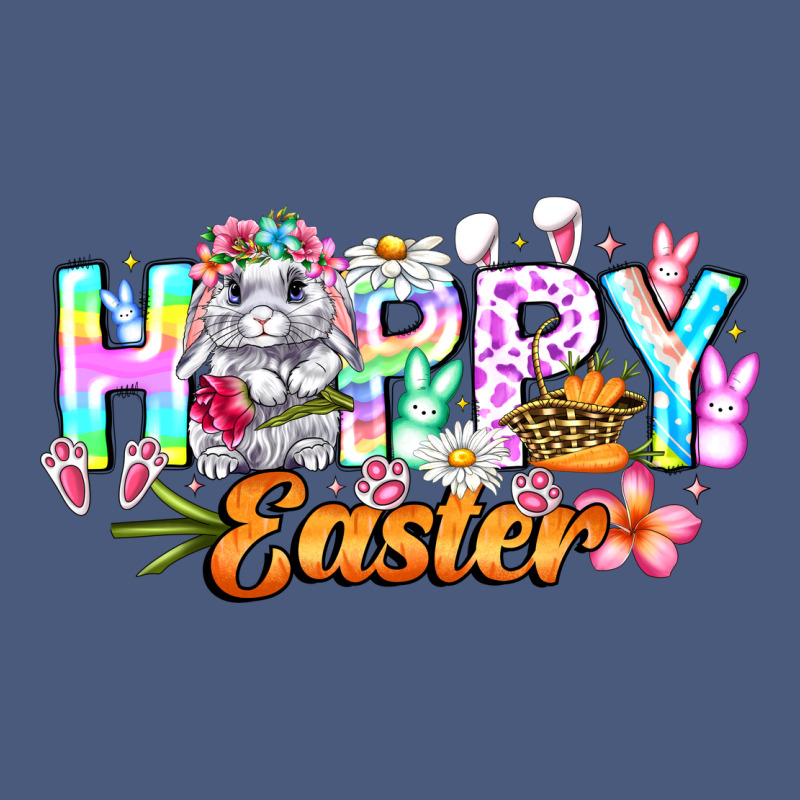 Happy Easter Vintage Hoodie by CowhideDigitalArt | Teevron