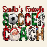 Santa's Favorite Soccer Coach For Christmas Vintage Tee | Teevron