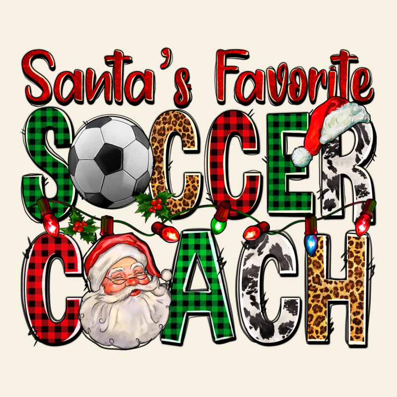 Santa's Favorite Soccer Coach For Christmas Vintage Tee by FaDigitalArtStudio | Teevron