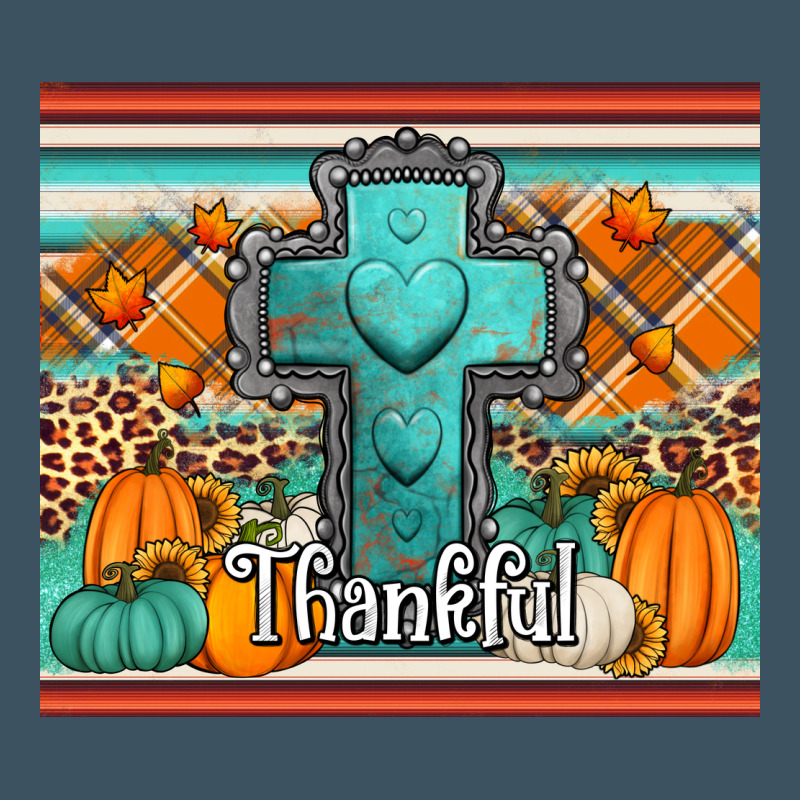 Fall Thankfull Cross Urban Heavy Tee by Jasminsmagicworld | Teevron