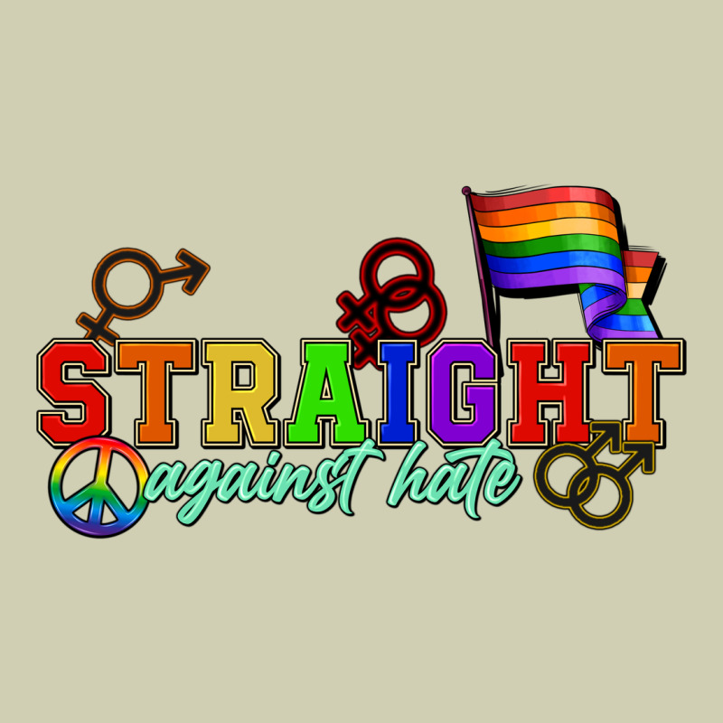 Straight Agains Hate Heavy Core Tee by CowGirlArtShop | Teevron