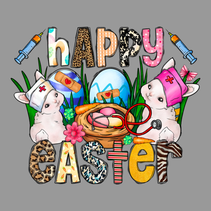 Happy Easter Vintage Hoodie by CowhideDigitalArt | Teevron