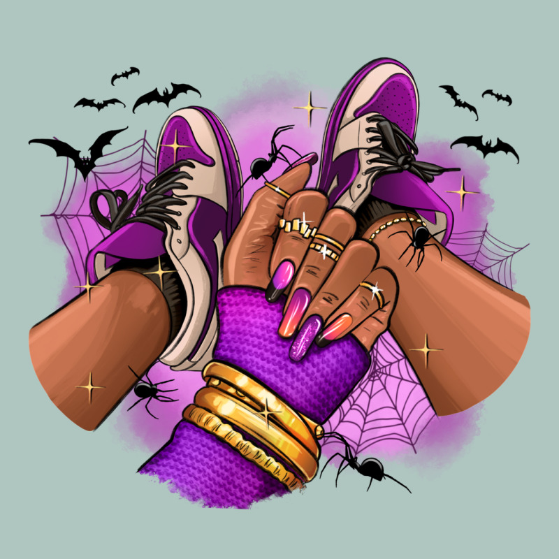 Halloween Afro Sneakers Premium Sweatshirt by RanaPortraitStore | Teevron