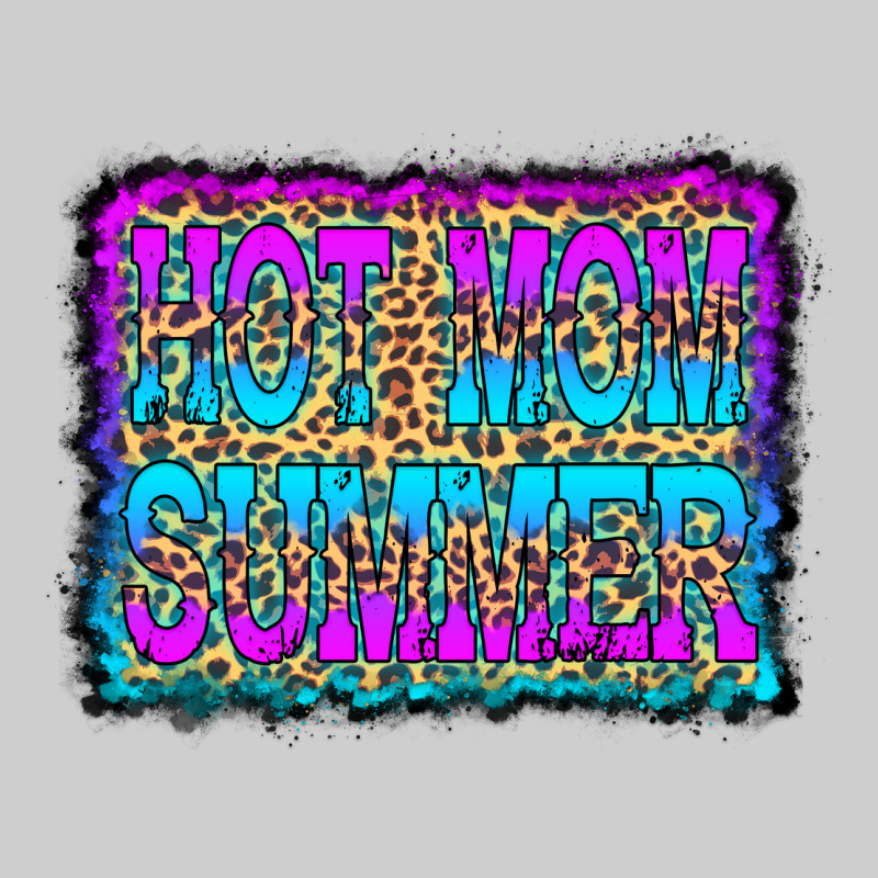 Hot Mom Summer Leopard Premium Tee by CowCowDesign | Teevron