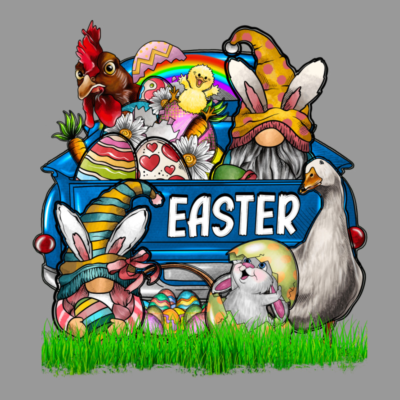 Easter Truck Vintage Hoodie by CowhideDigitalArt | Teevron