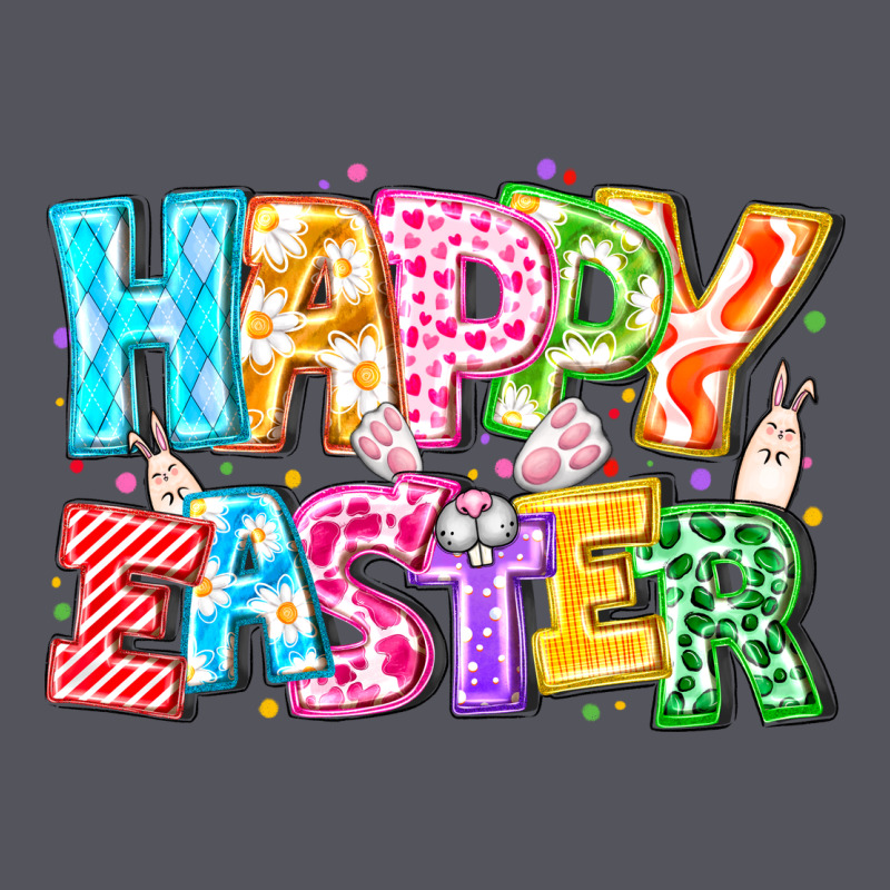 Happy Easter Vintage Hoodie by CowhideDigitalArt | Teevron
