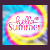 Hello Summer Tie Dye Tumbler Premium Tee | Teevron