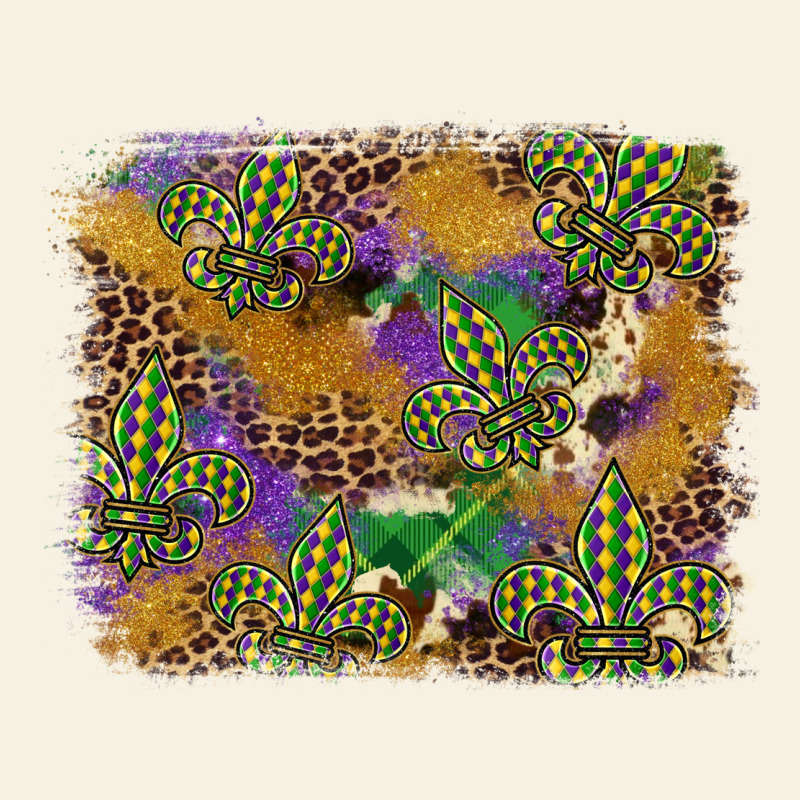 Mardi Gras Plaid Purple Glitter Cowhide  Leopard Vintage Tee by FaDigitalArtStudio | Teevron