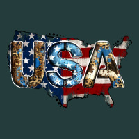 Usa American Flag Background Classic Tee | Teevron