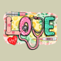 Love Nursing Leopard Background Heavy Core Tee | Teevron