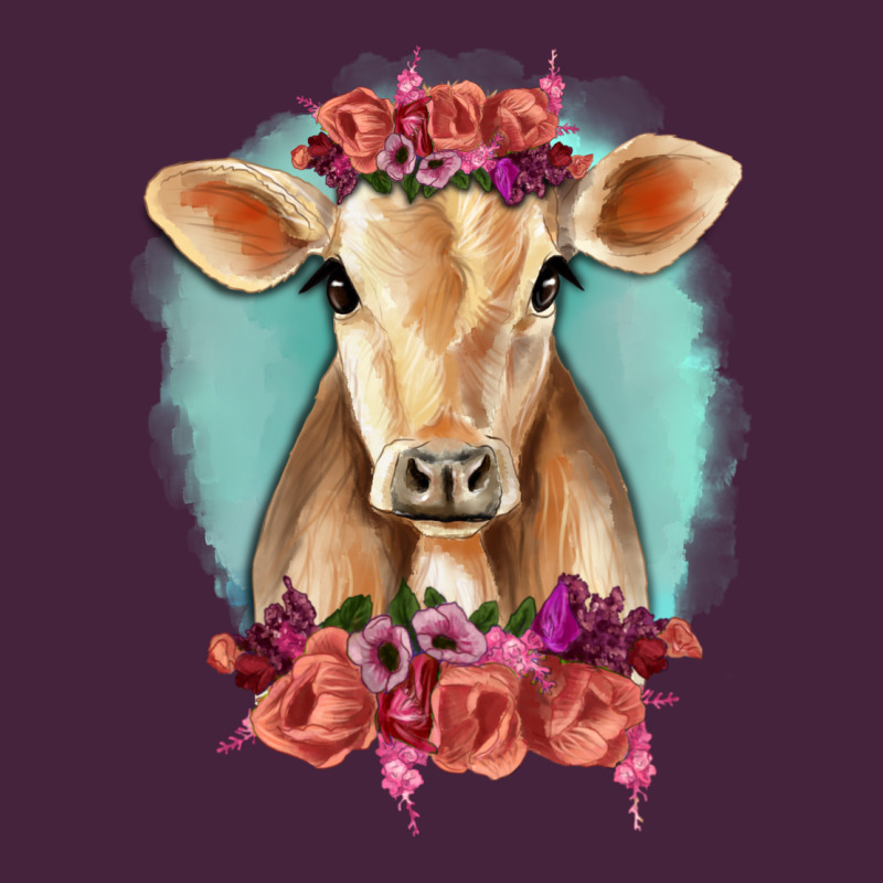 Floral Cow Premium Tee by RanaPortraitStore | Teevron