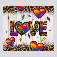 Love Hearts Pride Tumbler Zipper Hoodie | Teevron