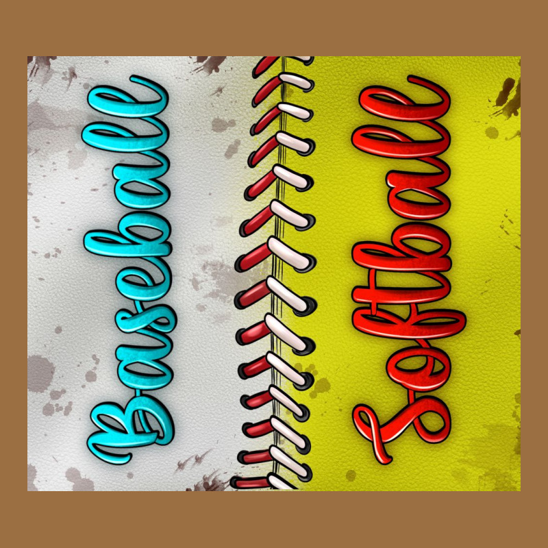 Baseball And Softball Tumbler Vintage Tee by BundleAndBundleShop | Teevron