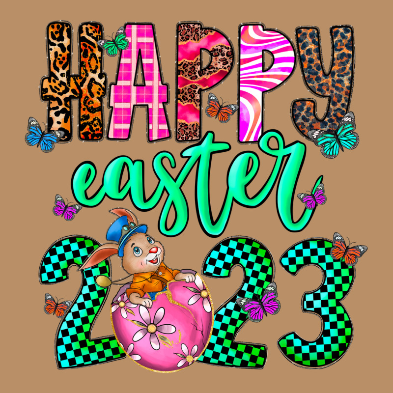 Happy Easter Vintage Hoodie by CowhideDigitalArt | Teevron