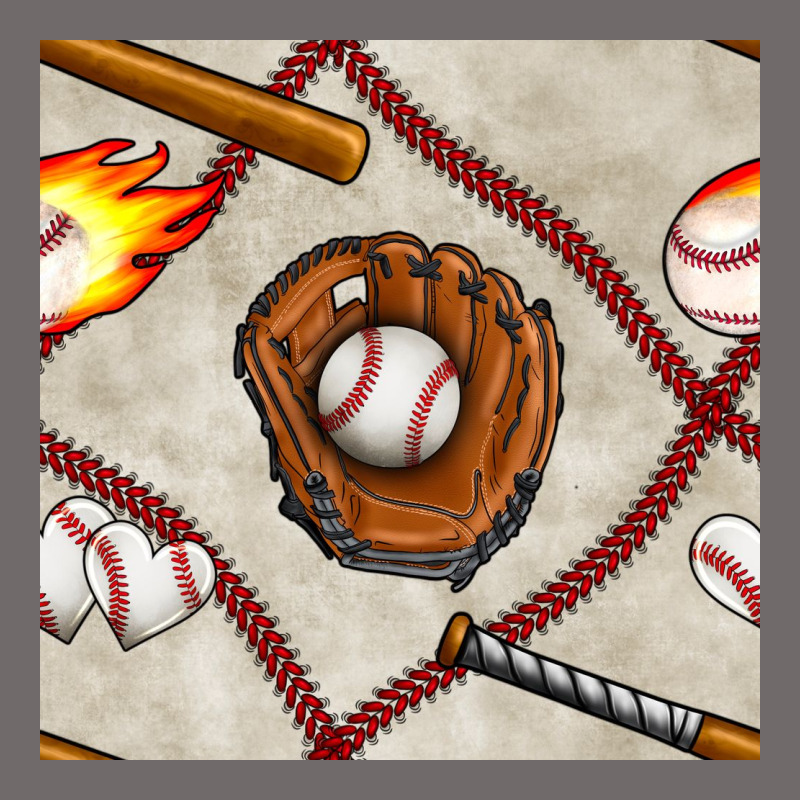 Baseball Glove And Bat Seamless Pattern Urban Heavy Tee by BundleAndBundleShop | Teevron