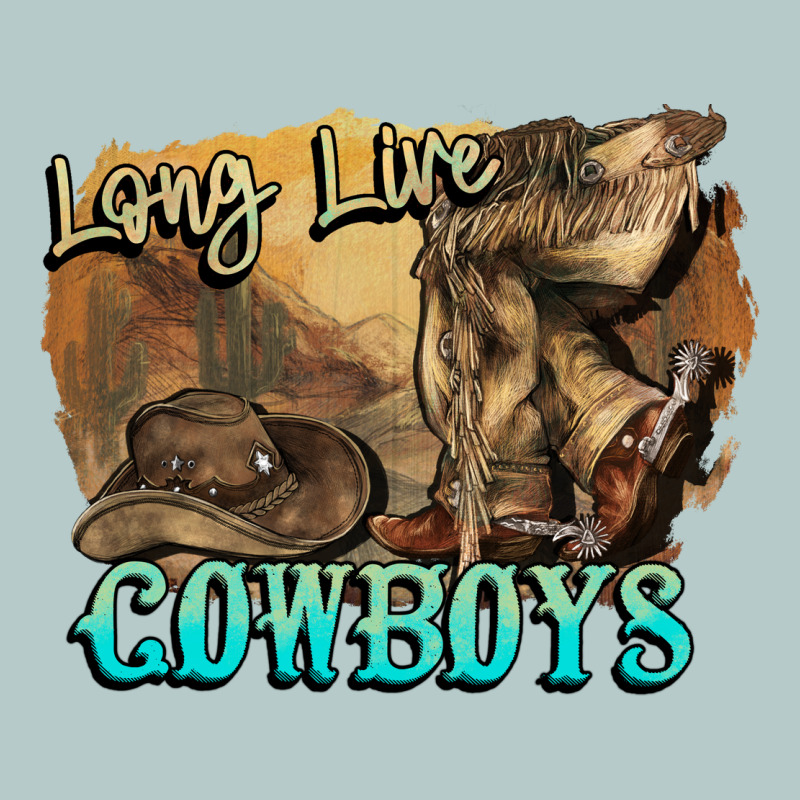 Long Live Cowboys Boots Hat Heavy Core Tee by HowdyJamesFarm | Teevron