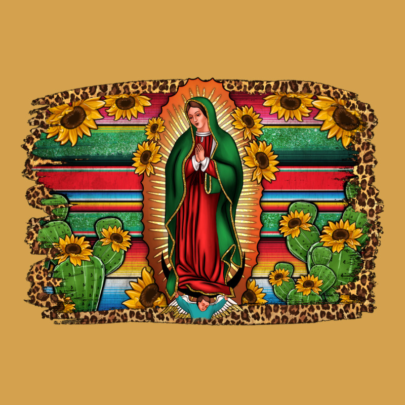 Lady Of Guadalupe Serape Background Urban Hoodie by Jasminsmagicworld | Teevron
