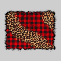 Leopard Buffalo Plaid Background Premium Tee | Teevron