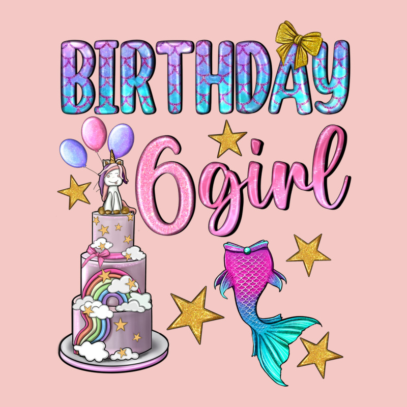Birthday Girl 6 Urban Heavy Tee by BundleAndBundleShop | Teevron