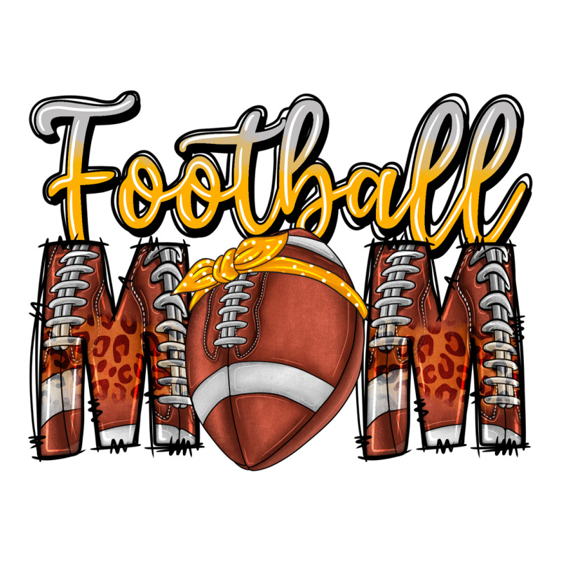 Football Mom Long Sleeve Tee by CowhideDigitalArt | Teevron