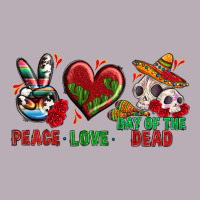 Peace Love Day Of The Dead Vintage Tee | Teevron
