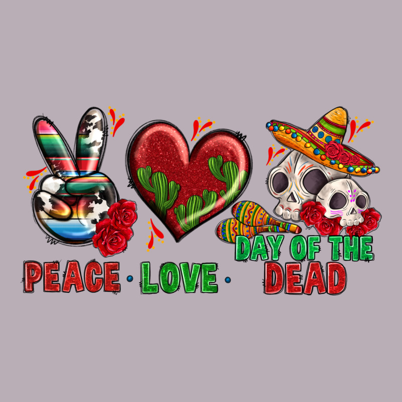 Peace Love Day Of The Dead Vintage Tee by BundleAndBundleShop | Teevron