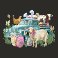 Easter Truck Farm Animals Easter Day Heavy Core Tee | Teevron