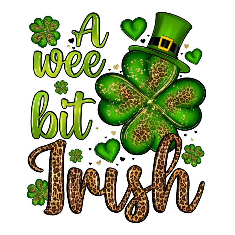 St. Patrick's A Wee Bit Irish Premium Tee by OliviaCreatesArt | Teevron