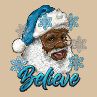 Winter Christmas African American Santa Believe Heavyweight Hoodie | Teevron