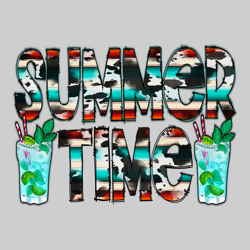 Summer Time Cowhide Serape Premium Tee by CowCowDesign | Teevron