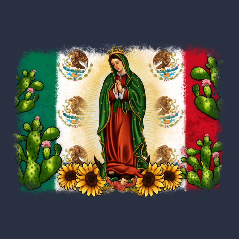 Mexican Flag Our Lady Of Guadalupe Heavyweight Sweatshirt by JahusDesignShop | Teevron