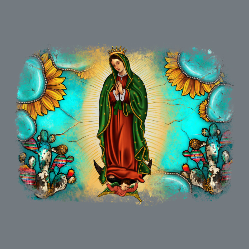 Gemstone Our Lady Of Guadalupe Heavyweight Sweatshirt by JahusDesignShop | Teevron