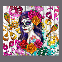 Sugar Skull Girl Premium Sweatshirt | Teevron