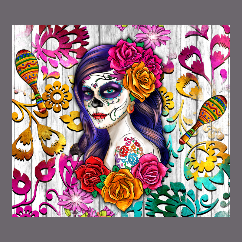Sugar Skull Girl Premium Sweatshirt by RanaPortraitStore | Teevron