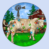 Christmas Charolais Bull And Barnyard Urban Hoodie | Teevron