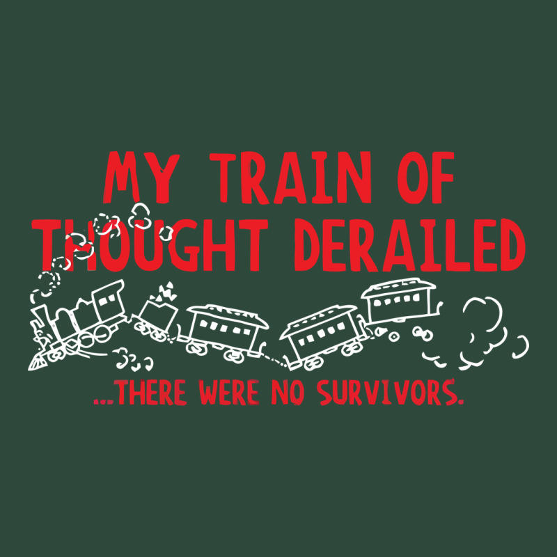 My Train Of Thought Derailed Zipper Hoodie by linhVisuals | Teevron